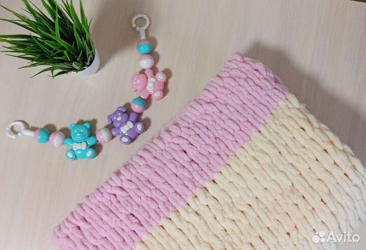 Плюшевый детский плед