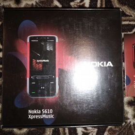 Коробка и диск от телефона Nokia xpressmusic 5610