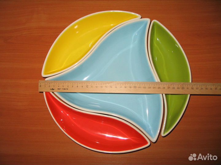 Менажница 4-х секционная. Франция