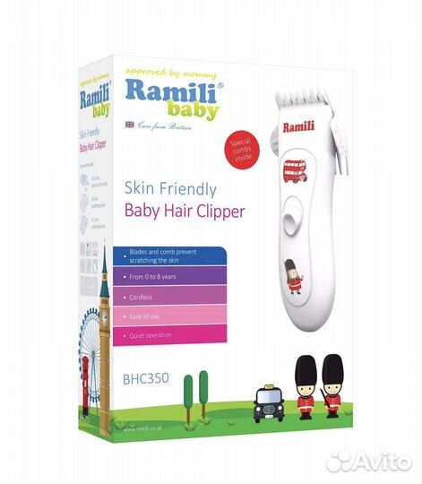 Машинка для стрижки Ramili baby