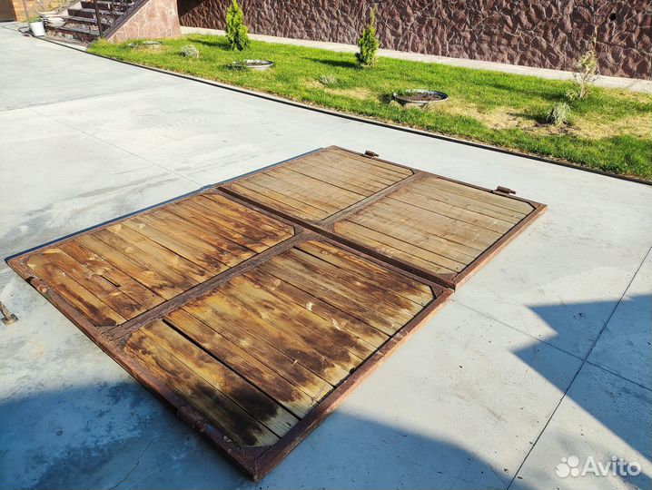 Ворота распашные бу