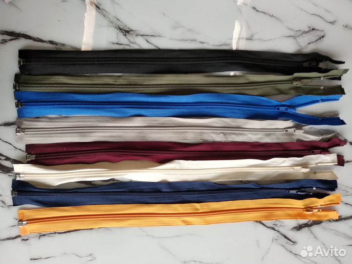 Молнии спиральные в ассортименте разъемные №5