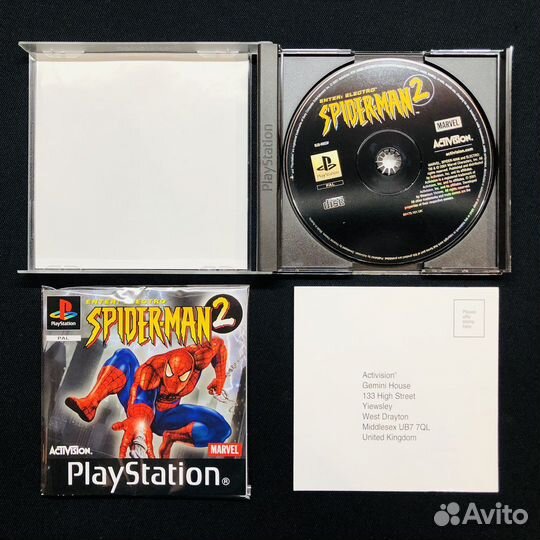 Игра PS1 лицензия Spider-Man 2: Enter: Electro
