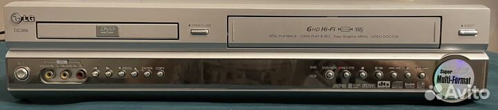 2 в 1 Видеоплеер + DVD LG DC366