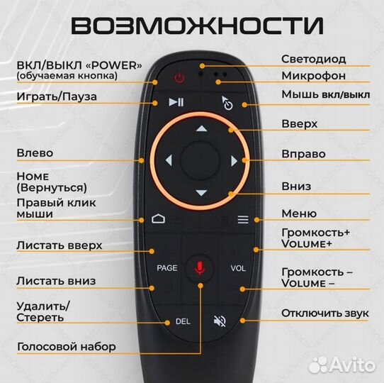 Пульт с гироскопом g10s