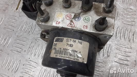 Блок ABS fiat doblo 1 (2BE13KW01)
