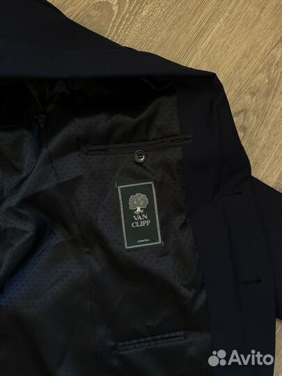 Пиджак van cliff синий