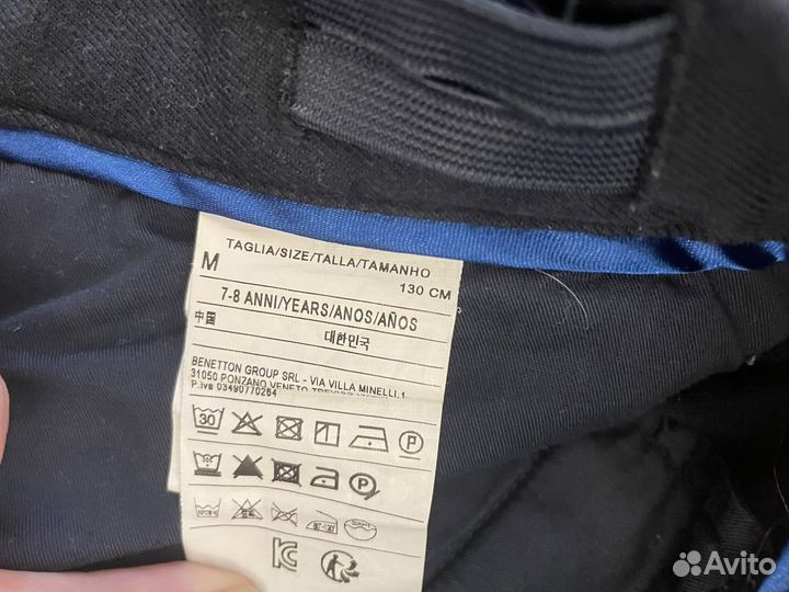 Костюм на мальчика 7-8 лет Benetton