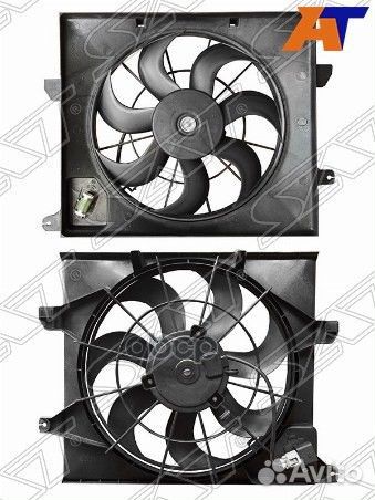 Диффузор радиатора в сборе KIA soul 09- ST-KA15