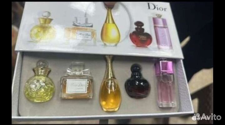 Новый подарочный набор парфюм 5 шт 5 мл Диор Dior
