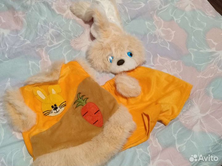 Новогодний костюм зайчика 104, -4-5 лет