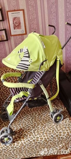 Детское автокресло и коляска трость