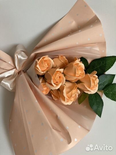 Мыльные букет из 9 роз