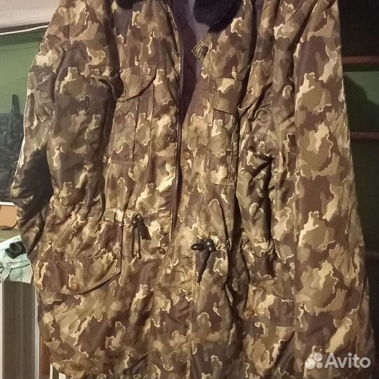Куртка в камуфляже орех