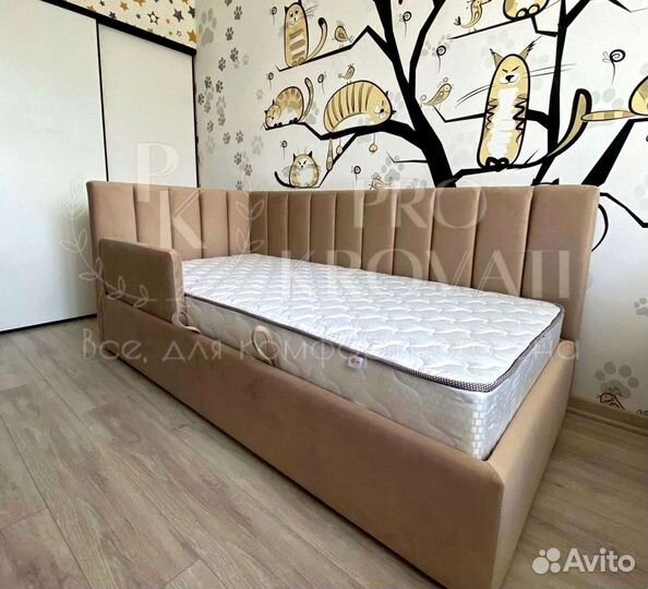 Детская кровать с мягкими бортиками на заказ