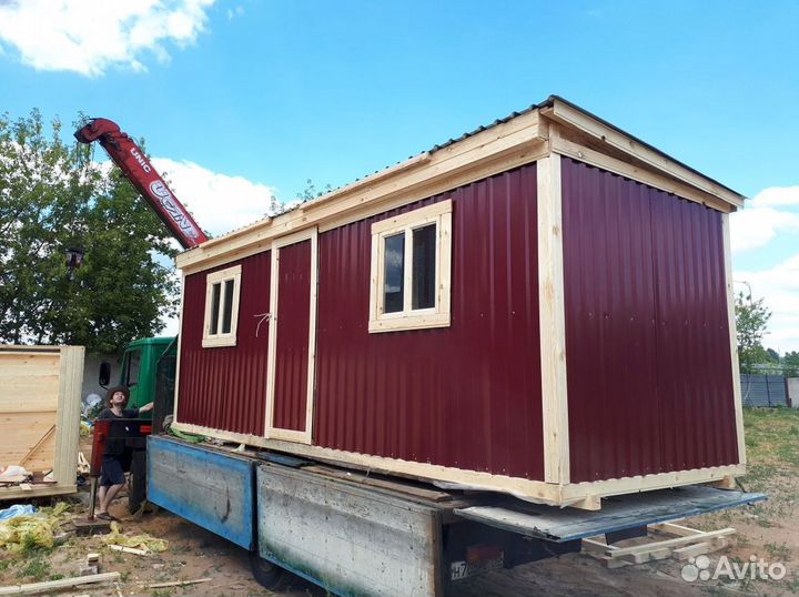Вагончик для дачи с отделкой