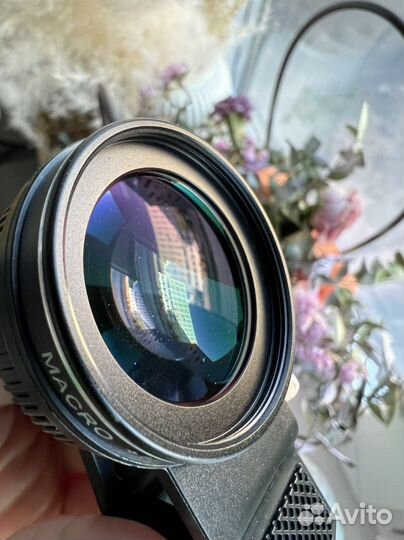 Макро линза новая