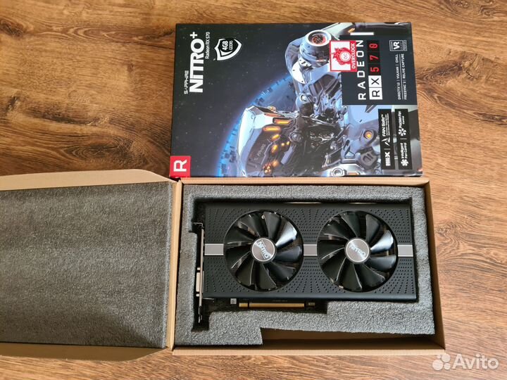 Видеокарта sapphire rx570 nitro+