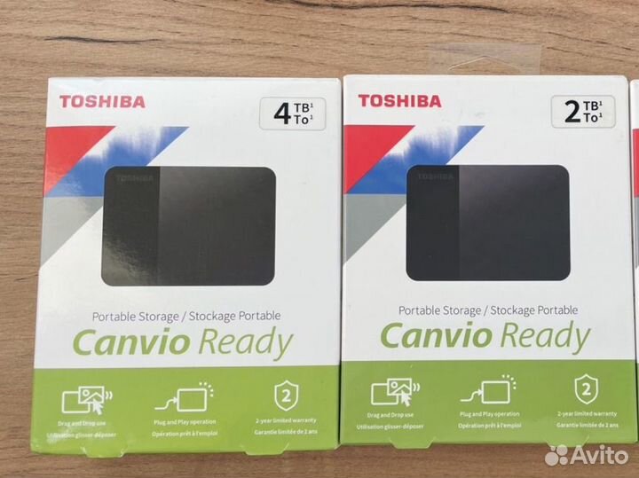 Toshiba 2 Tb 4 Tb Внешний жесткий диск