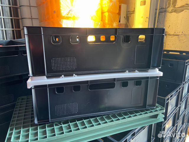 Пластиковые Ящики для мяса Е1 600х400х120мм