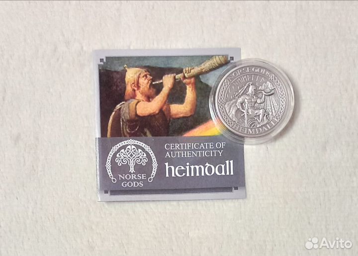 Острова Кука 10 долларов, 2016 Скандинавские боги