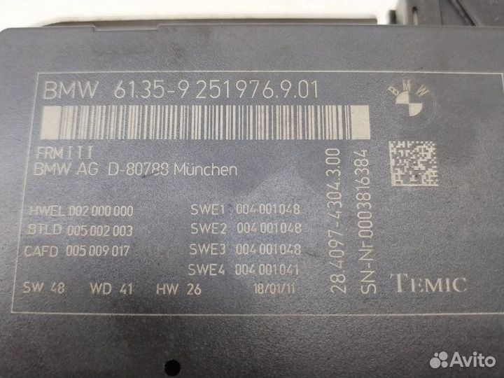 Блок управления светом Bmw 5-Series F10 3.0 2011