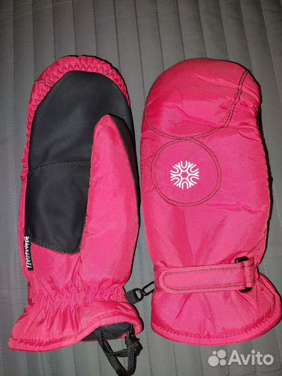 Женские варежки тёплые, р-р 7,5 - 8,5