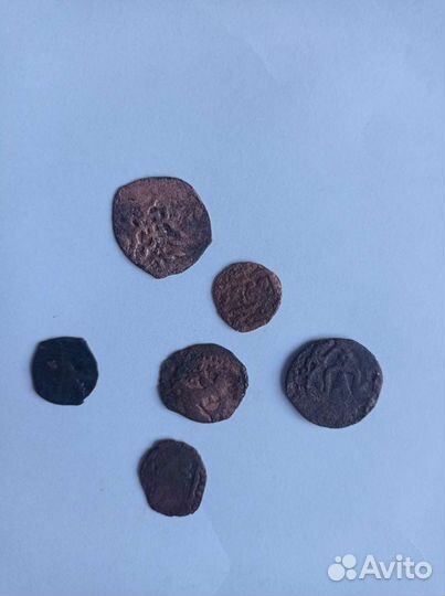 Древние монеты 14-19 веков
