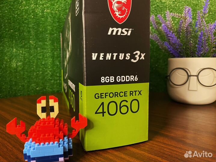 Видеокарта MSI RTX4060 Ventus 3X 8GB