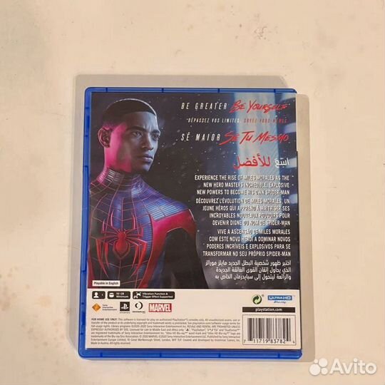 Диск Spider man miles morales ps5