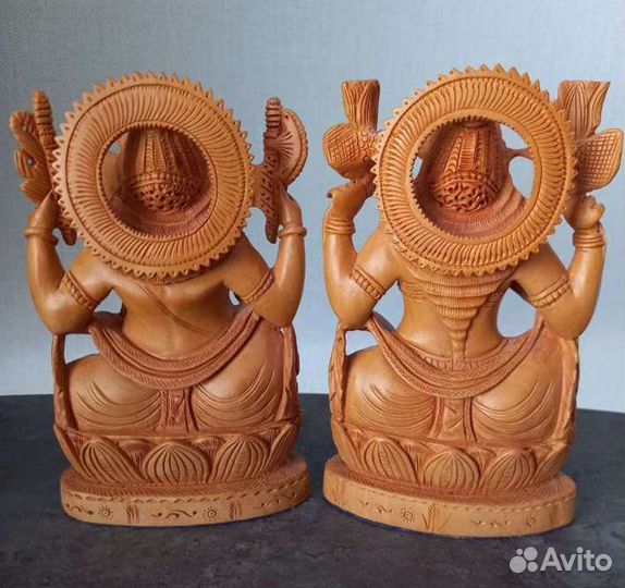 Статуэтка Ганеша сандаловое дерево. 15-16см