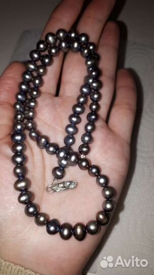 Новые бусы из натуральных полудр.камней,серьги925