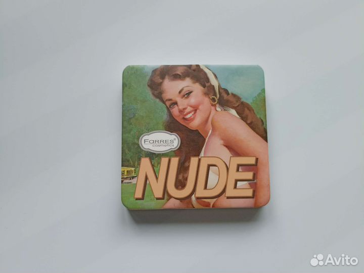 Тени для век Farres nude 4 цвета тон 5