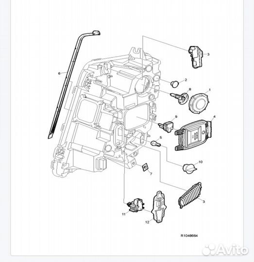 Крышка фары Volvo Truck FH FM 4 Вольво