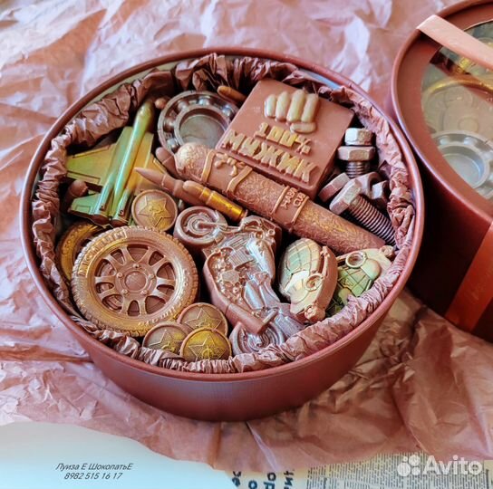 Шоколадные подарки на 23 февраля