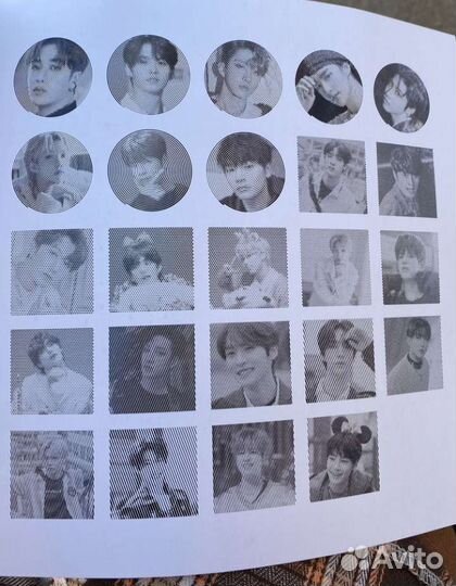 Раскраска антистресс аниме, BTS, Stray kids