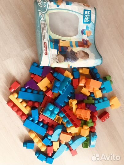Конструктор мега блокс Fisher-Price 80 деталей