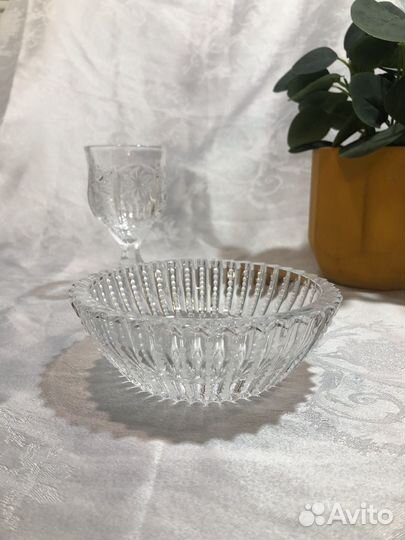 Тарелки хрусталь