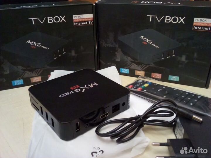 Смарт приставка Android TV Box MXQ pro 4K на дачу