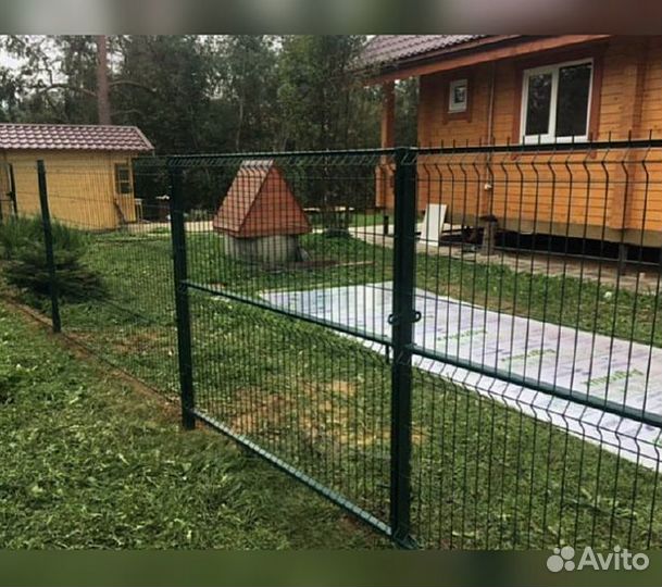 Забор сетка 3д