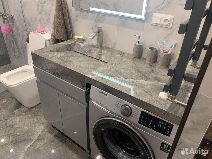 Ванны, раковины, столешницы, вазы из керамогранита