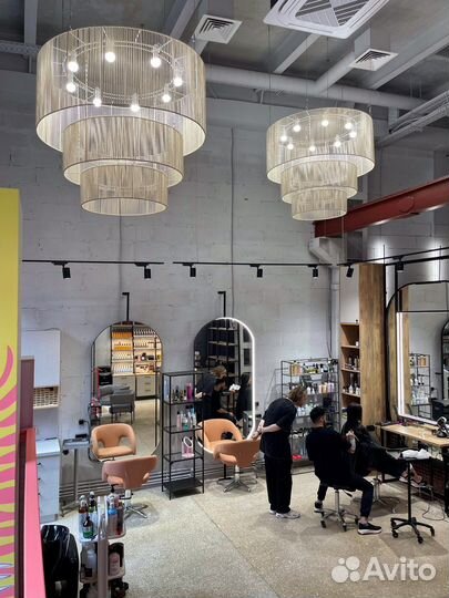 Абажур люстра макраме плетение больших размеров