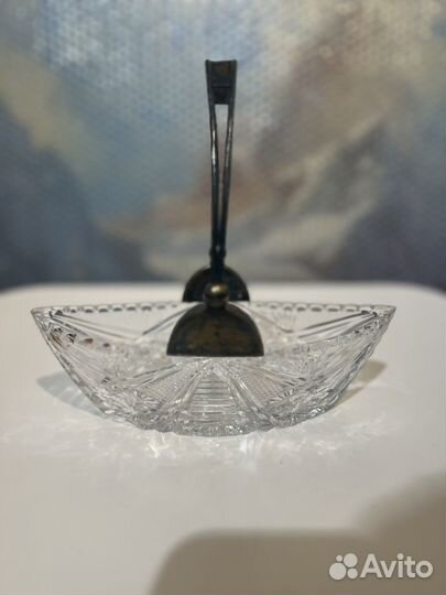 Хрустальная конфетница 