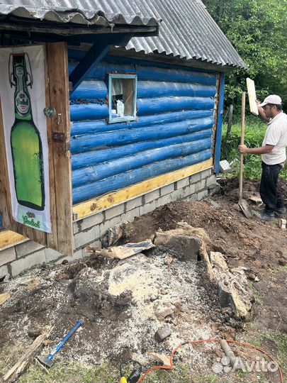 Подъем дома замена венцов