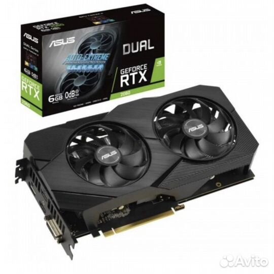 Видеокарта Asus GeForce RTX 2060 dual EVO OC