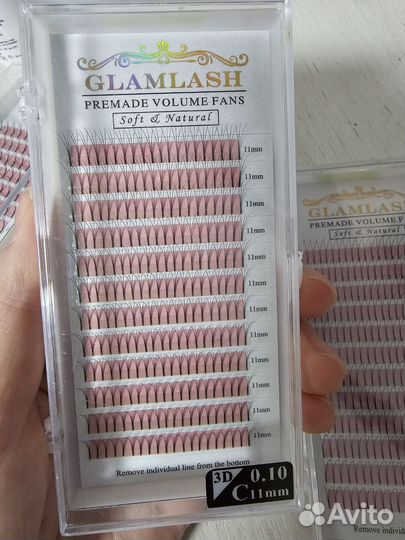Готовые пучки для наращивания ресниц