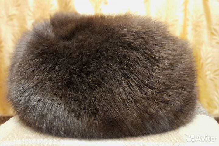 Зимняя женская шапка из песца