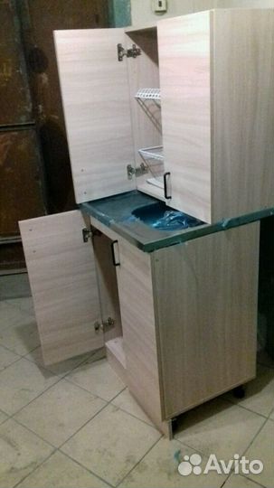 Тумбы мойки, столы, шкафы сушки