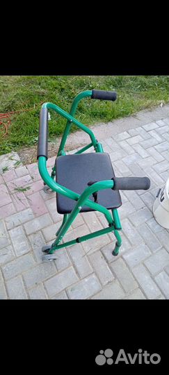 Ходунки складные с сидушкой на колесиках