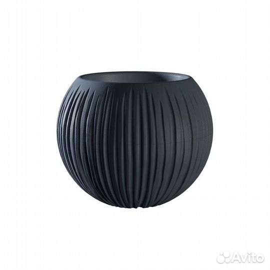 Кашпо Сфера 1,7 л Антрацит арт. кш9524